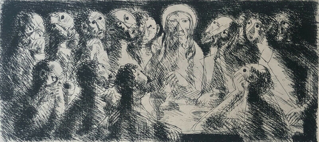andrzej_robert_jurkiewicz_1907-1967_pologne_polska_xylographie_la_cene_c_1946