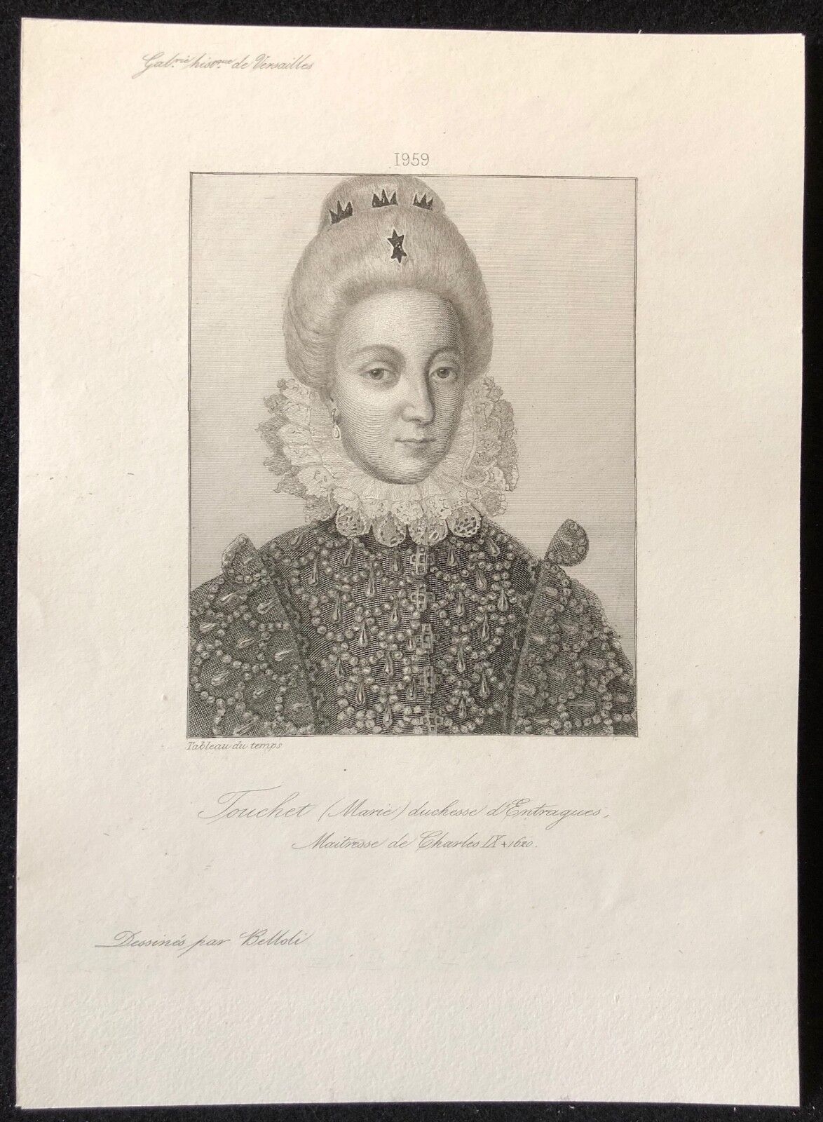 touchet_marie_duchesse_dentragues_maitresse_de_charles_ix_estampe_xixe