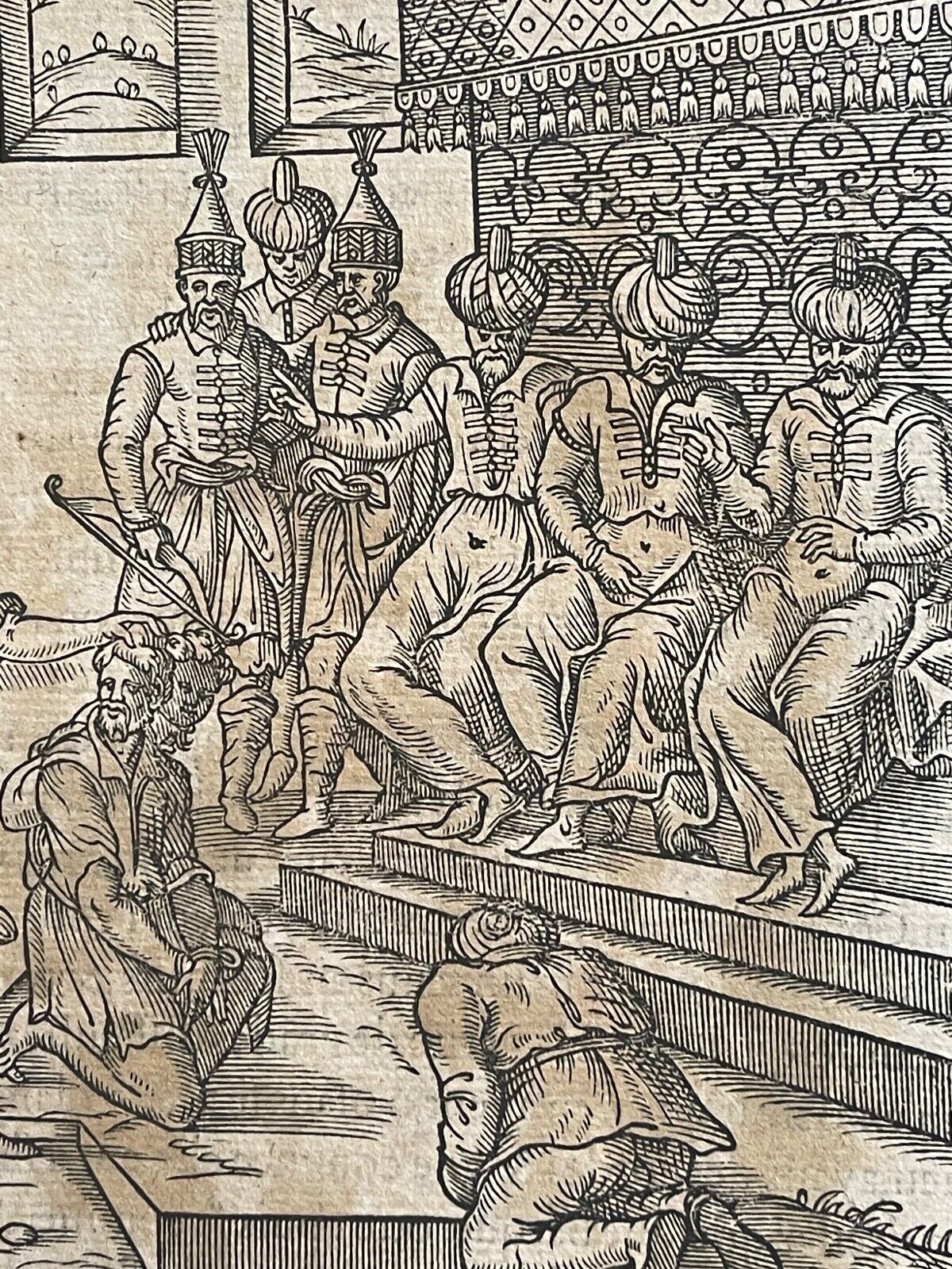 reprise_desclaves_chretiens_evades_chez_les_turcs_turquie_esclave_gravure_originale_d???andre_thevet_1575