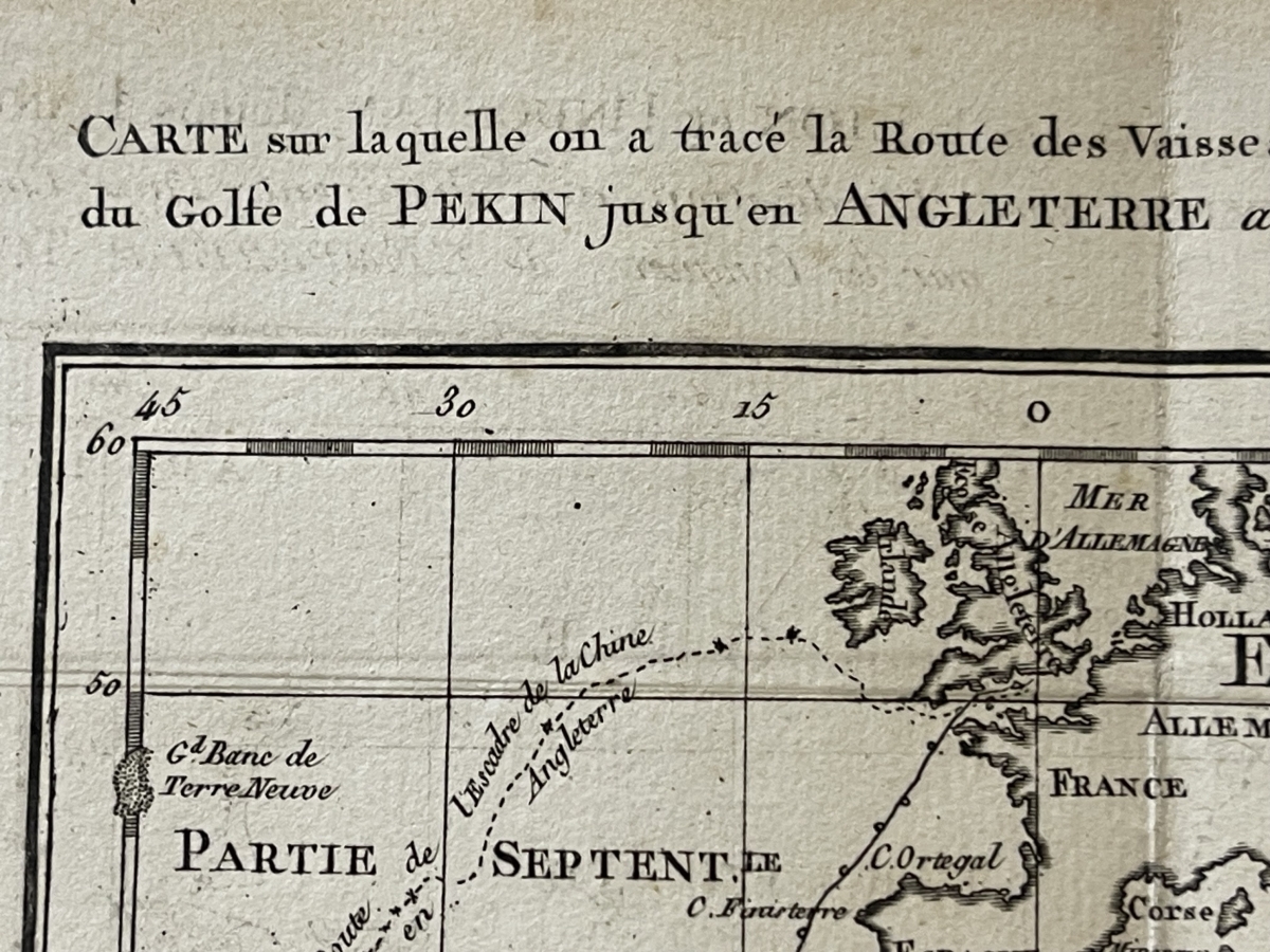 china_england_1817_antique_map_lion_hindostan_voyage_macartney_embassy_chine