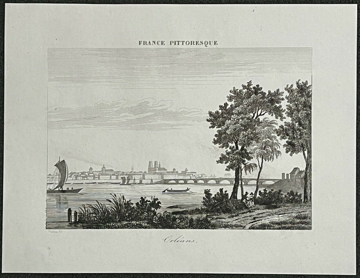 orleans_loiret_val_de_loir_lithographie_de_1835_france_xix
