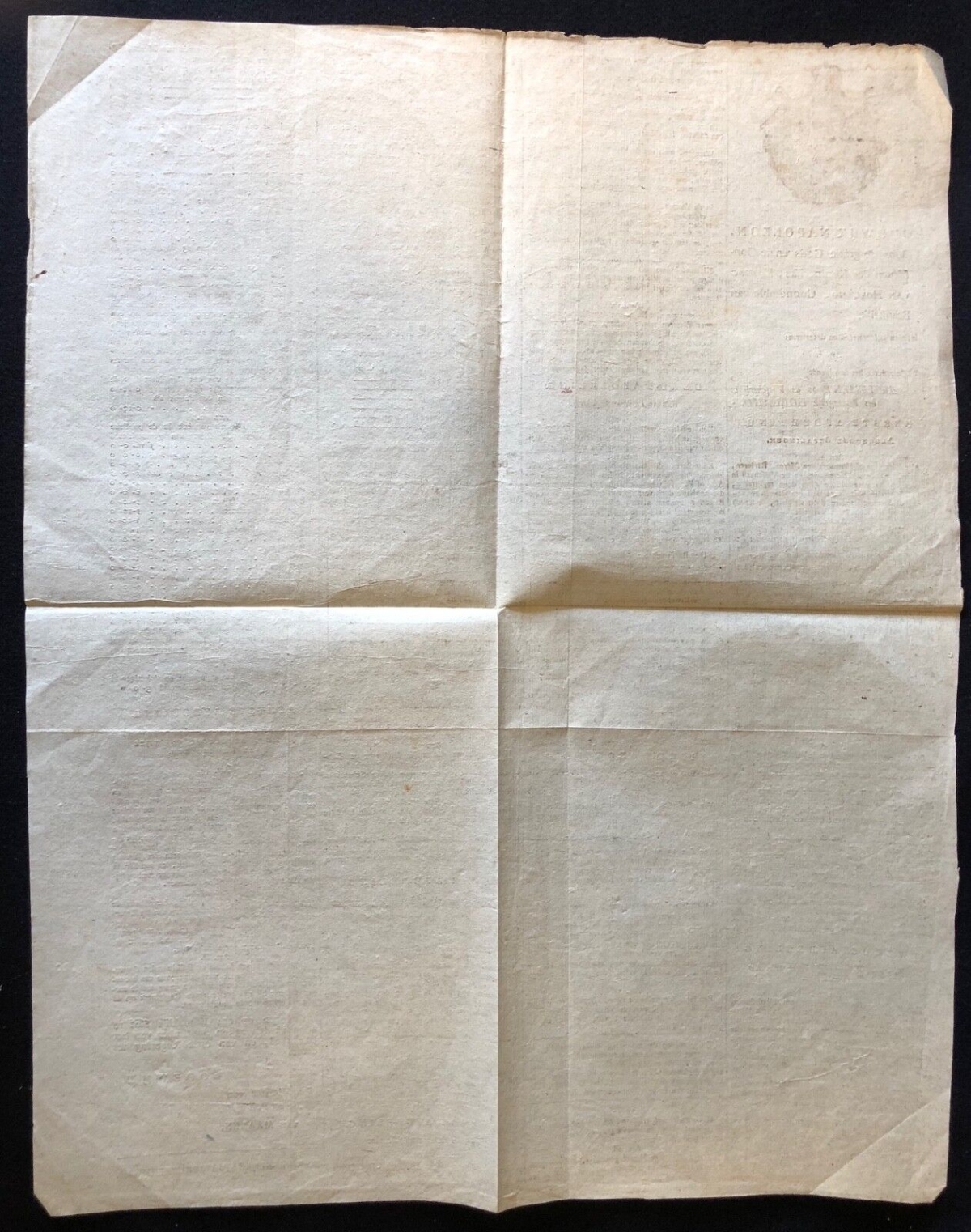 affiche_originale_hollande_lodewijk_napoleon_1808_van_maanen_bonaparte_empire