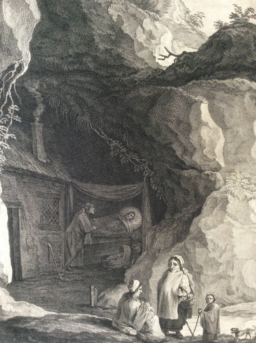 la_bohemienne_gravure_pointe_seche_surugue_1748_xviiie_dapres_david_ii_teniers