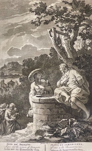 jesus-christ_et_la_samaritaine_1728_dapres_arnold_houbraken_1660-1719