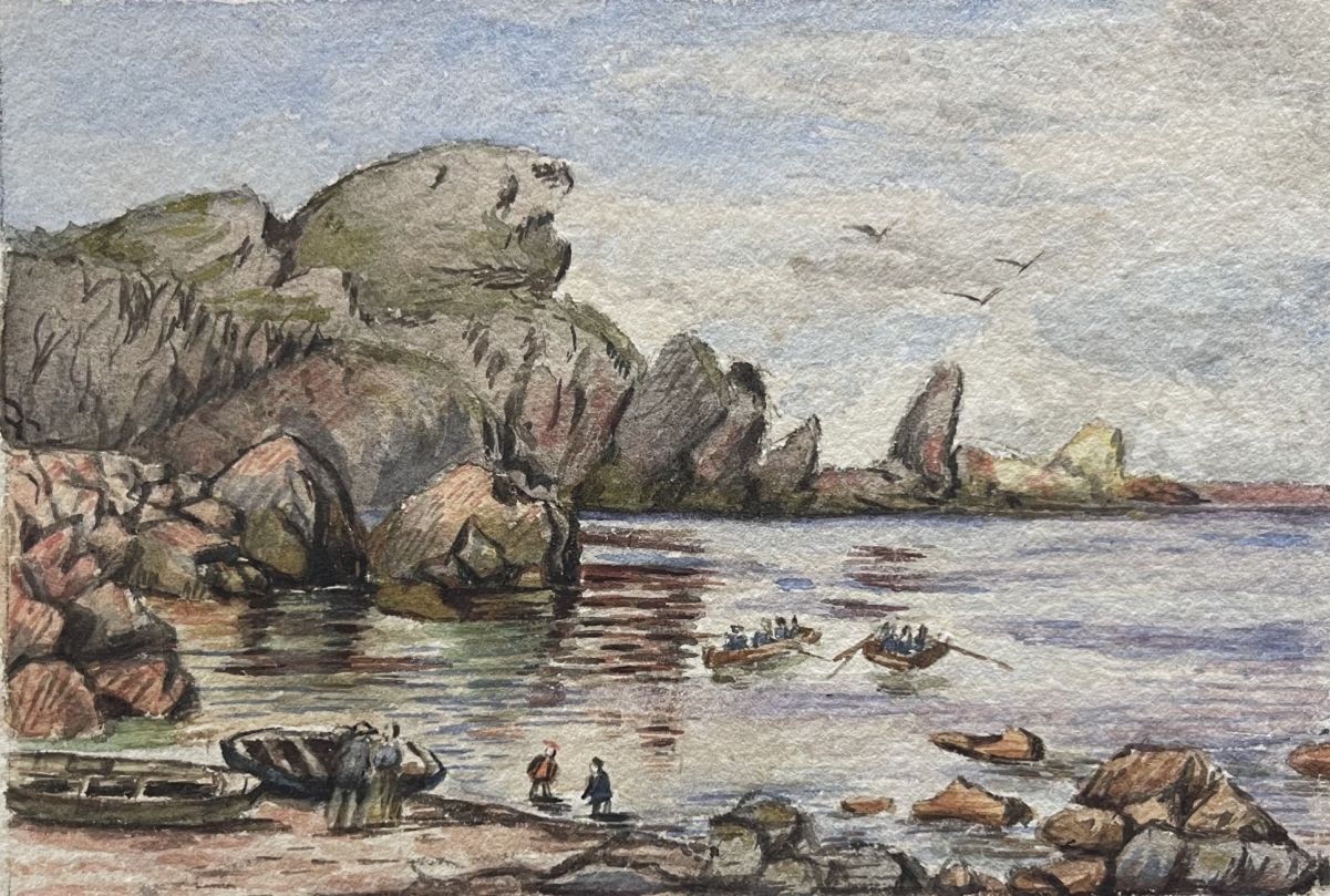 italie_aquarelle_1888_cote_italienne_ligurie_paysage_marin_peint_a_florence
