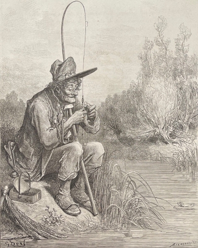 le_petit_poisson_et_le_pecheur_gustave_dore_xylographie_fable_la_fontaine_1868