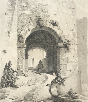 auguste_gabriel_toudouze_porte_de_ville_italie_italia_vers_1850