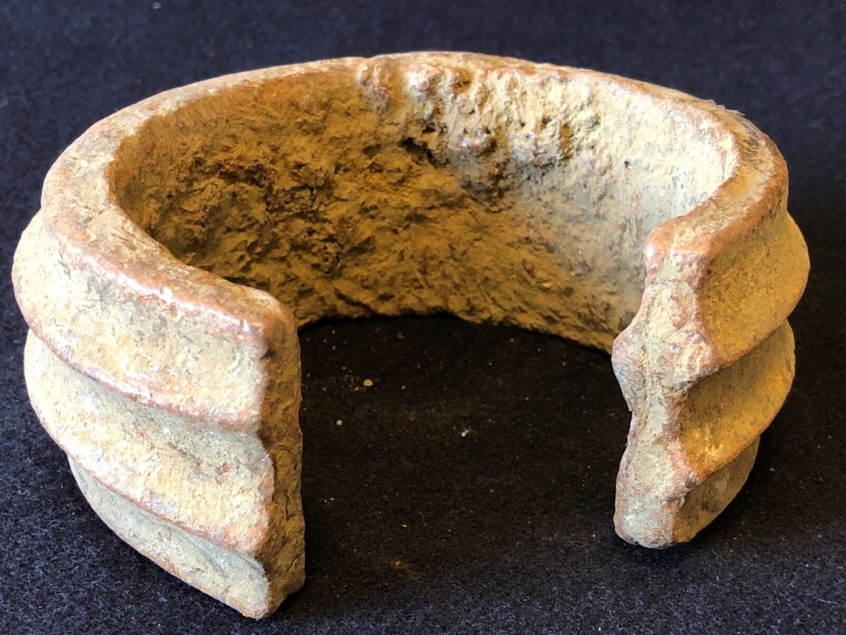 mongo_afrique_congo_belge_ancien_bracelet_monnaie_bijoux_bronze_1kg_565