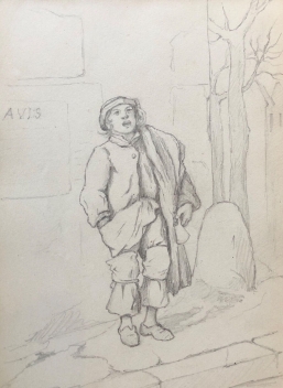 le_crieur_de_rue__dessin_au_crayon__anonyme_vers_1875