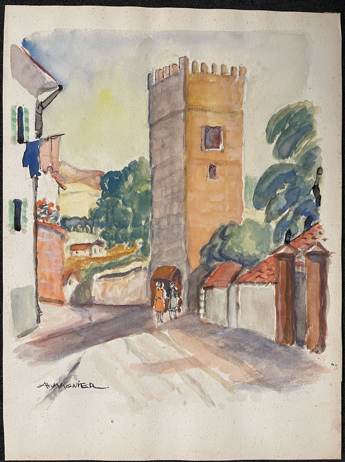 marseille_le_roucas_blanc_aquarelle_a_magnier_la_provence_c_1950