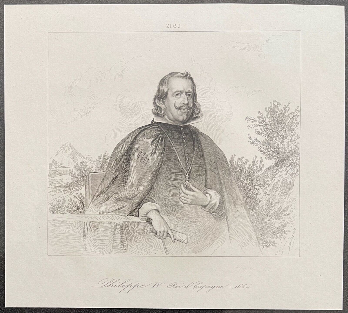 philippe_iv_1605-1655_roi_espagne_felipe_iv_estampe_1840_espagna_europe