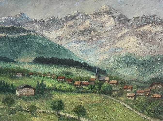 combloux_haute-savoie_pays_du_mont-blanc_acrylique_sur_bois_vers_1980_france