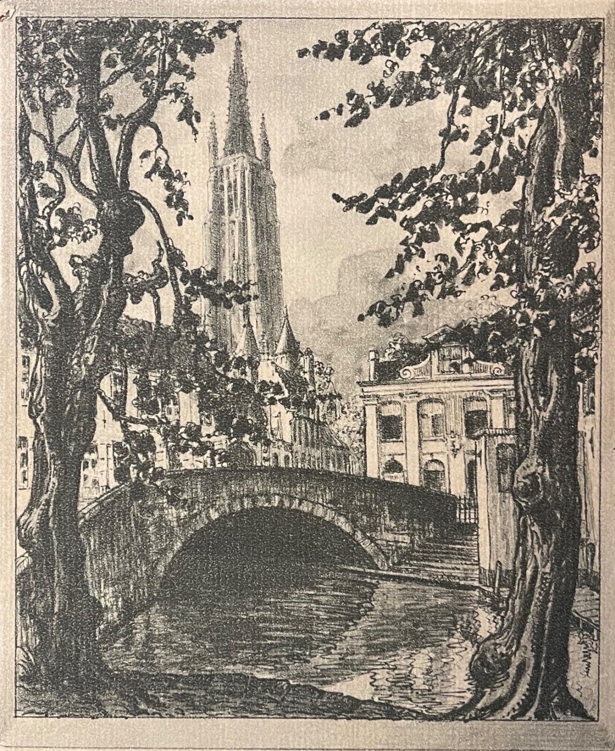 bruges_en_1960_dapres_albert_goethals_1885__1973_sur_verge_signe