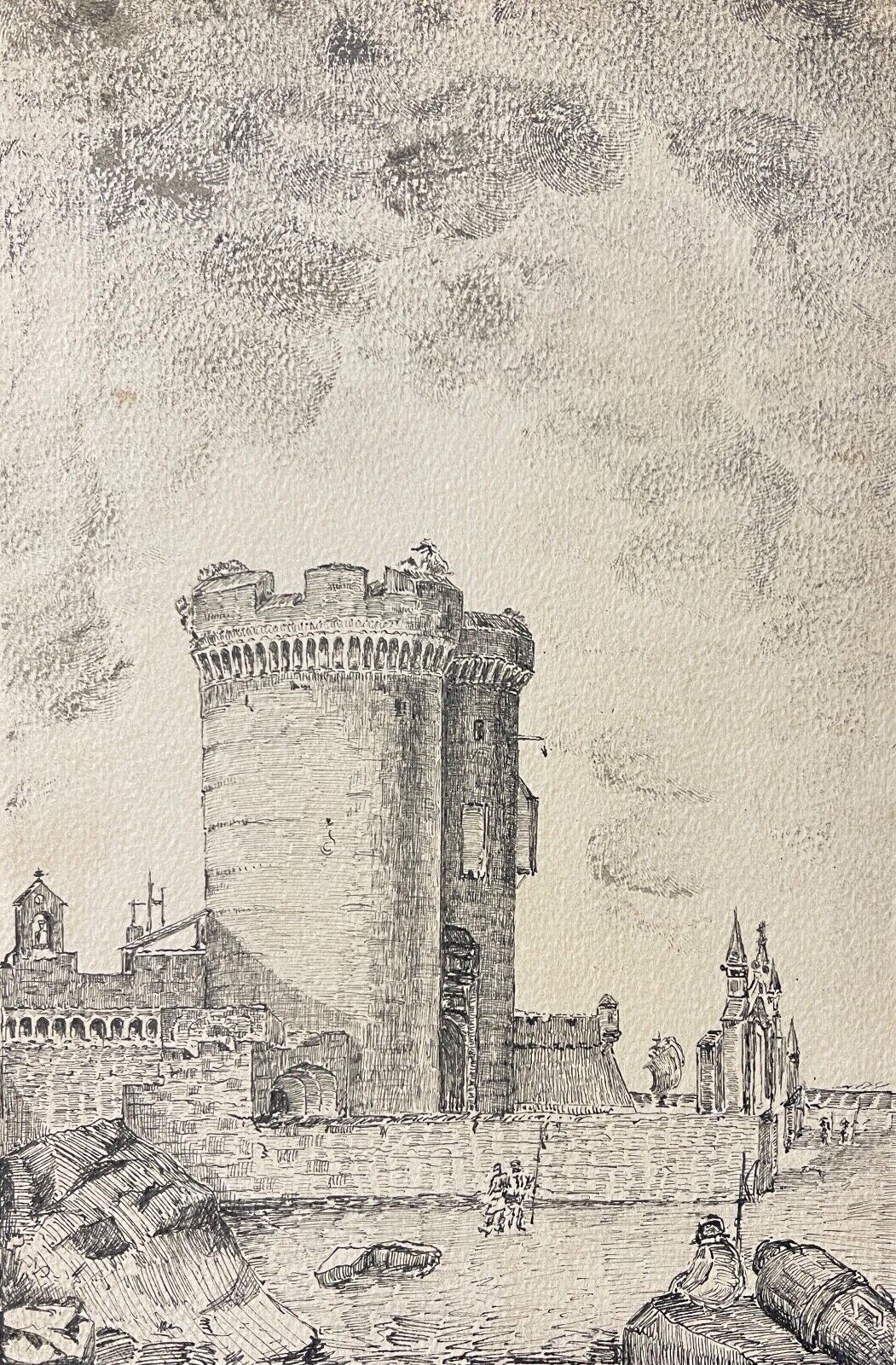 marseille_la_porte_reale_demolie_sous_louis_xiv_dessin_encre_vers_1850_provence