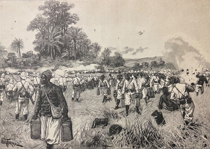 combat_de_coro_abomey_royaume_dahomey_benin_1895_afrique