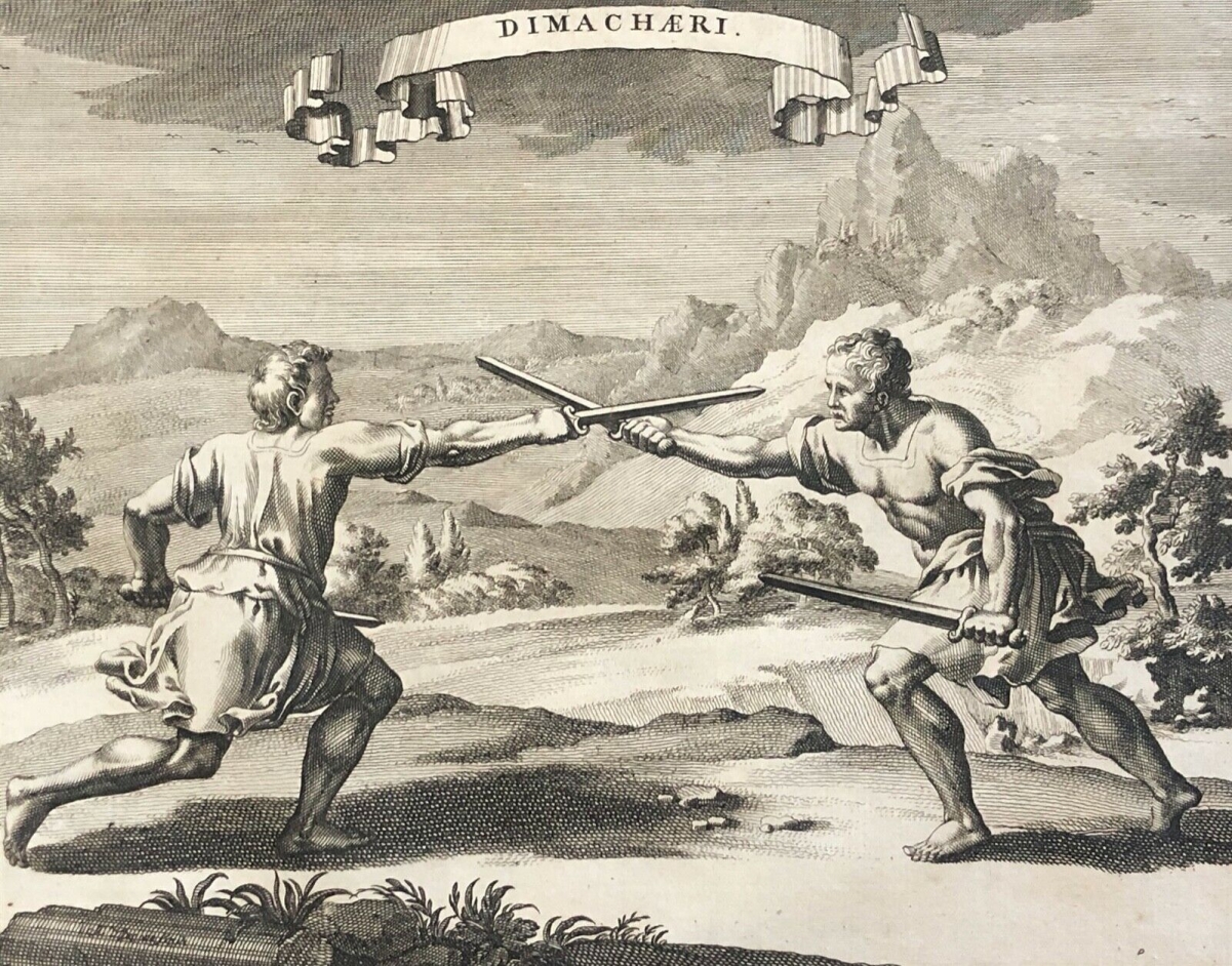 rome_gladiateur_romain_dimachaeri_deux_epees_roma_1704_italia_italie_epee