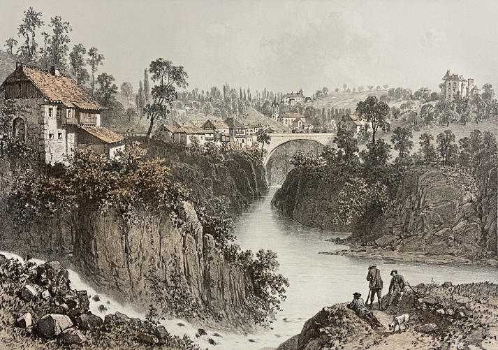 alby-sur-cheran_haute-savoie_france_1864_antique_lithograph_felix_benoist_alps