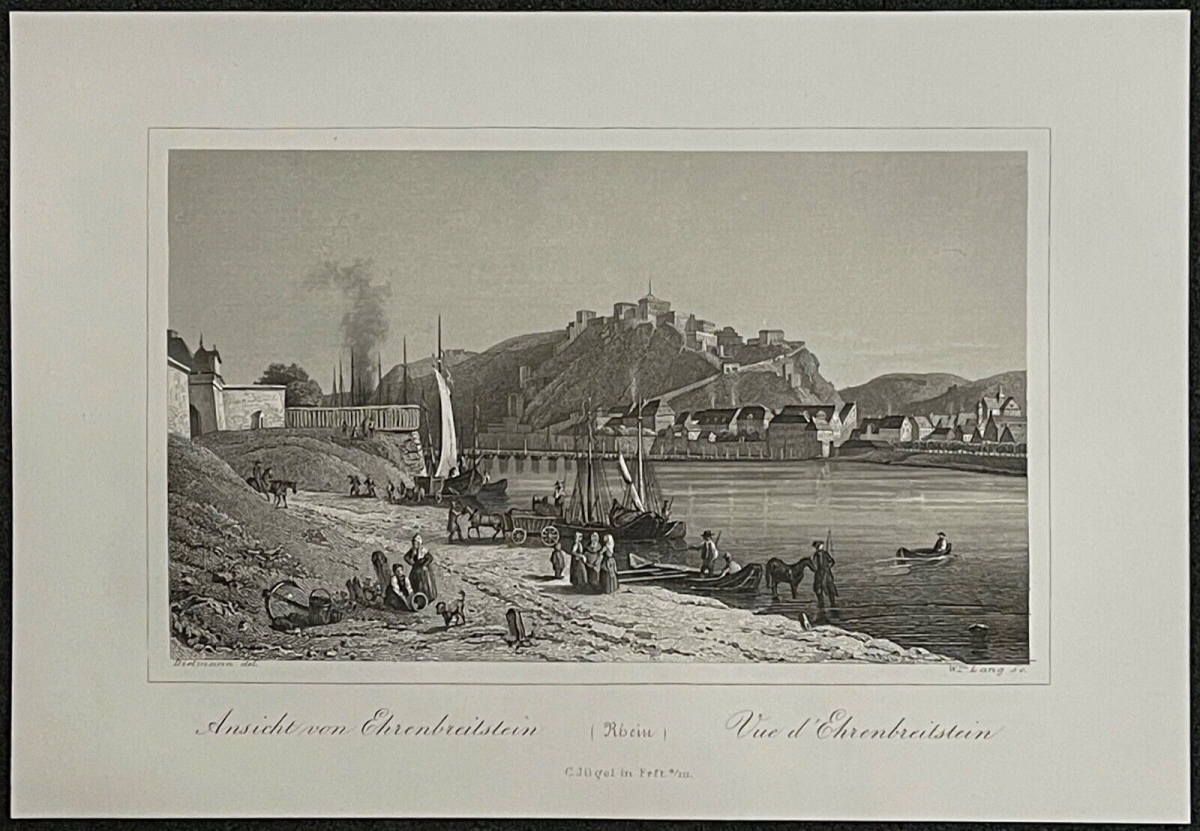 coblence_ehrenbreitstein_j_f_dielmann_ems_c_1845_deutschland_allemagne