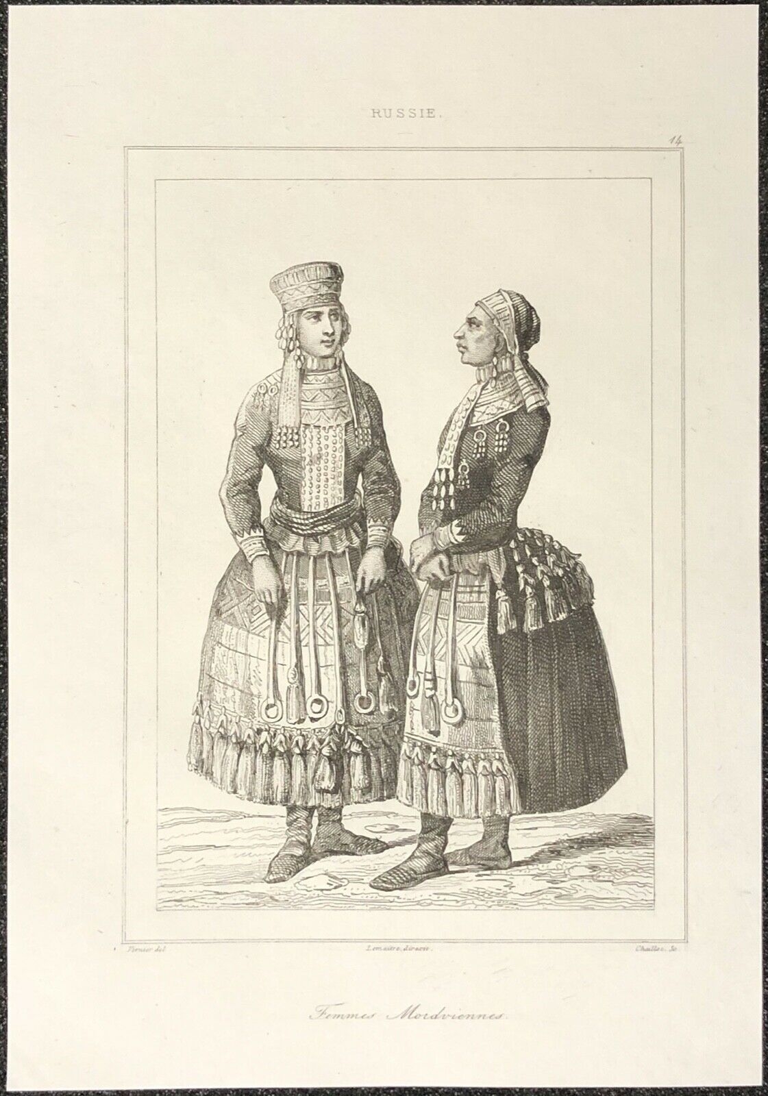 russie_costume_femme_mordve_gravure_1838_peuple_ouest_volga_coiffe_ceinture