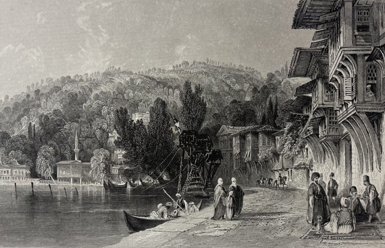 turquie_bebek_sur_le_bosphore_gravure_vers_1840