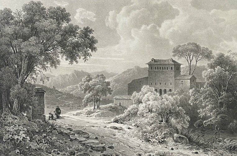 marino_italie_rome_lithographie_de_1837