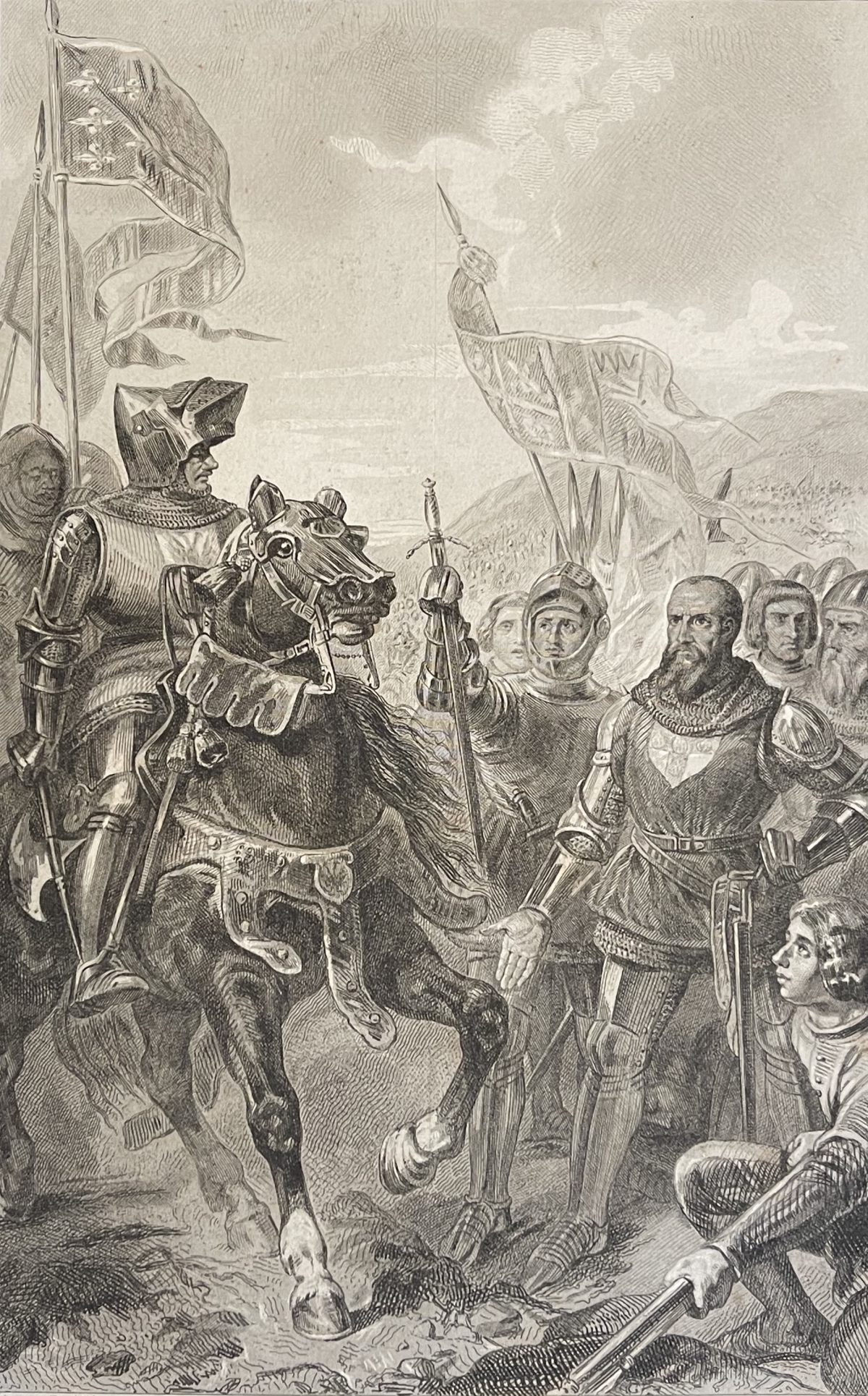 bataille_de_cocherel_1364_houlbec-cocherel_charles_v_c_1840_du_guesclin_eure