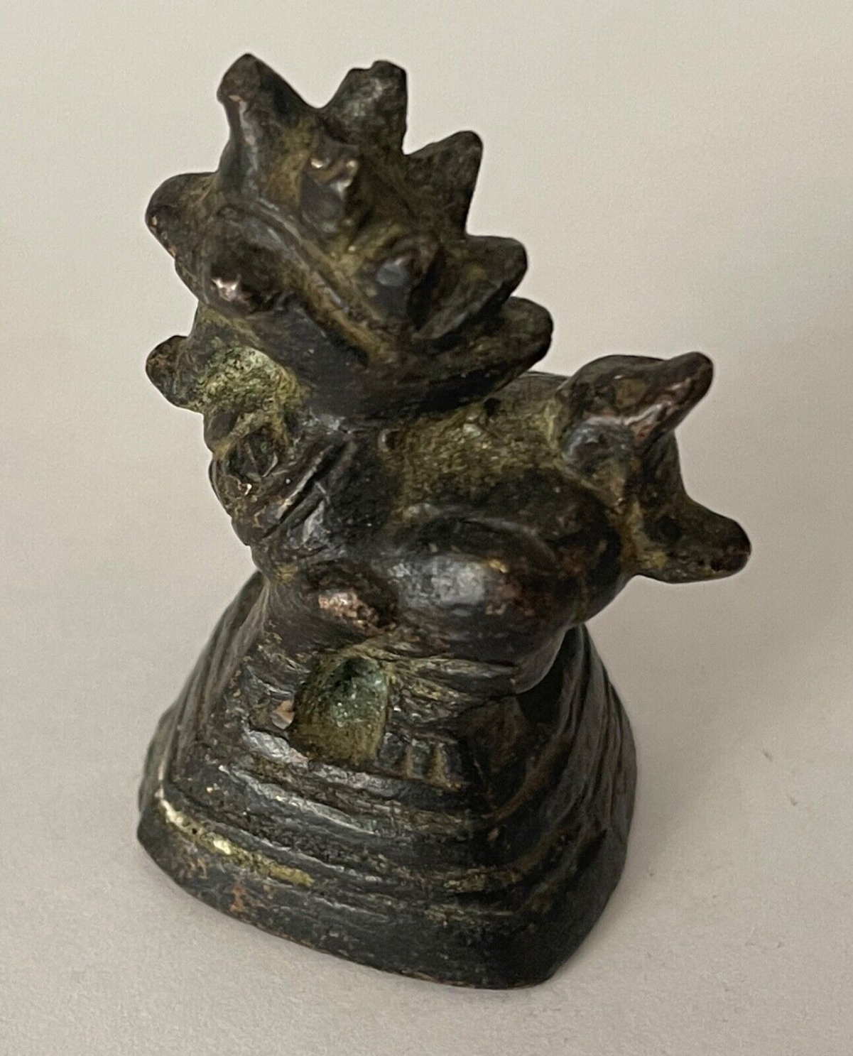 poids_en_bronze_xviii_singha_birmanie_cambodge_laos_thailande_114_grammes