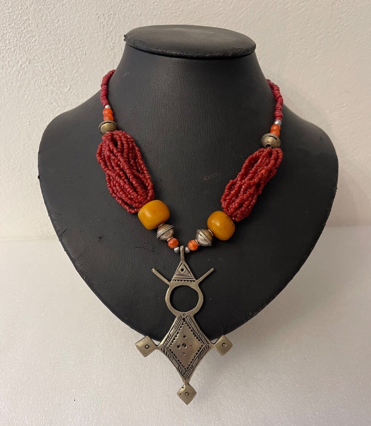 croix_du_sud_touareg_niger_collier_pendentif_tilya_piece_ancienne_afrique