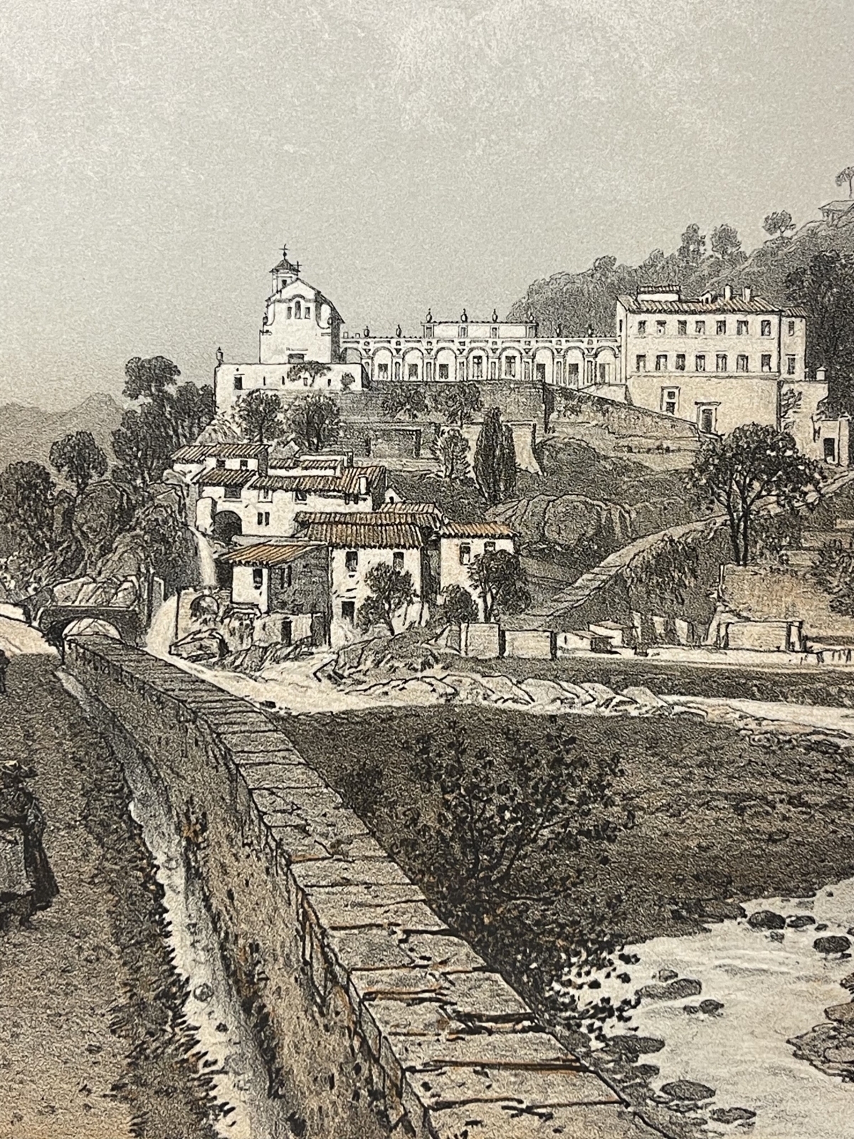 nice_france_chateau_st_andre_antique_engraving_benoist_1864_alpes-maritimes