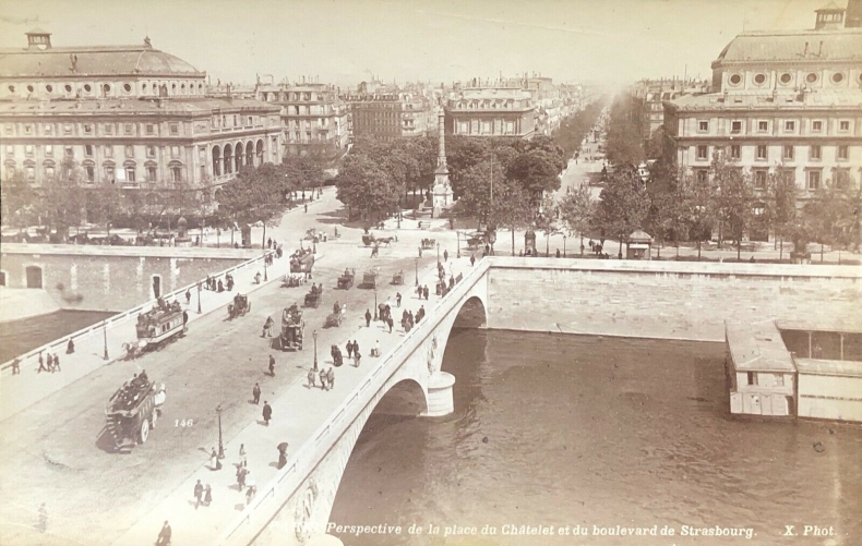 edouard_hautecoeur_place_du_chatelet_bd_de_strasbourg_paris_c1875_albumine