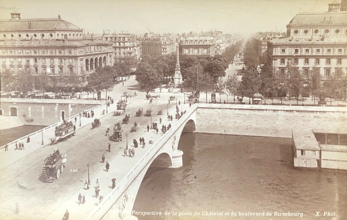 edouard_hautecoeur_place_du_chatelet_bd_de_strasbourg_paris_c1875_albumine
