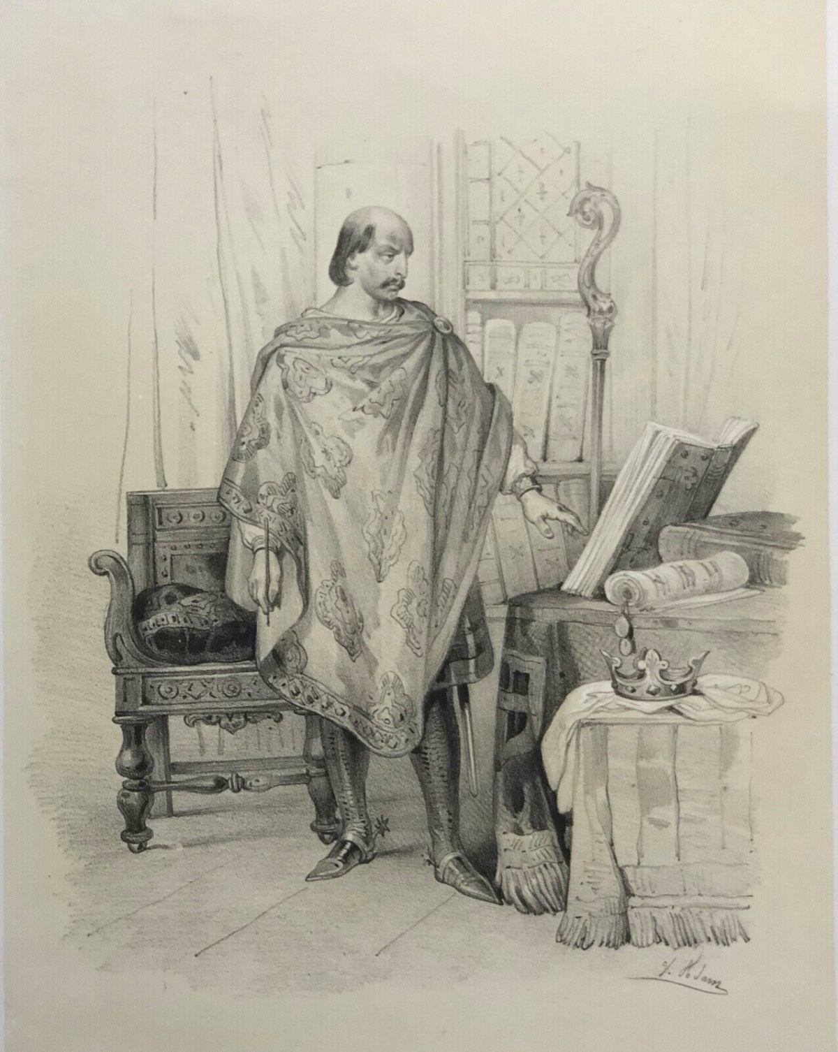 charles_le_chauve_roi_de_france_951_gravure_xixe_carolingien