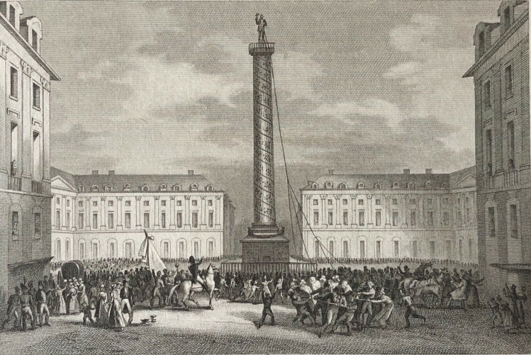 les_royalistes_et_la_colonne_vendome_en_1814_gravure_vers_1840_france_paris