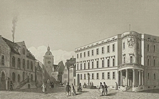 wiesbaden_das_neue_schloss_1844_j_f_dielmann_deutschland_allemagne