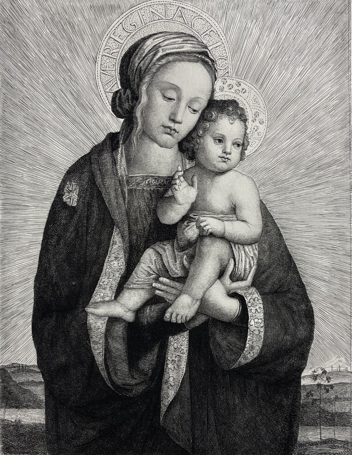 la_madone_de_sainte_claire_de_raphael_graveur_leenhoff_tirage_1882_france