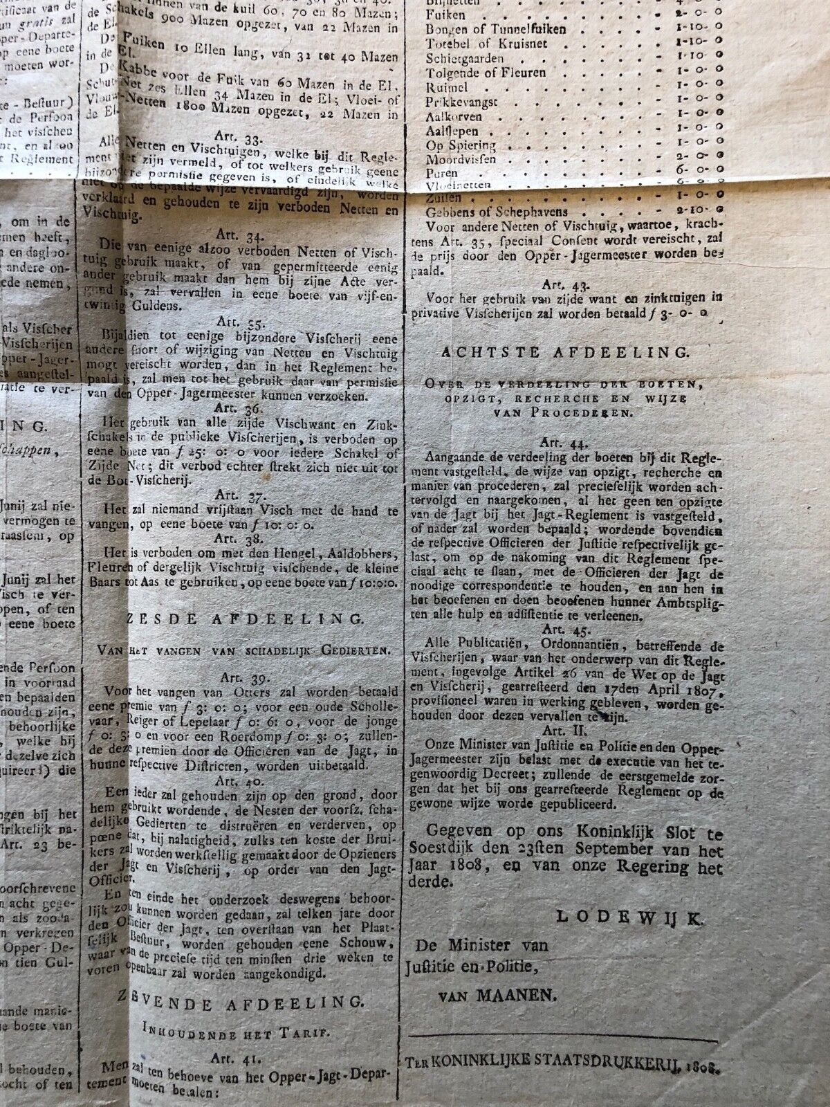 affiche_originale_hollande_lodewijk_napoleon_1808_van_maanen_bonaparte_empire