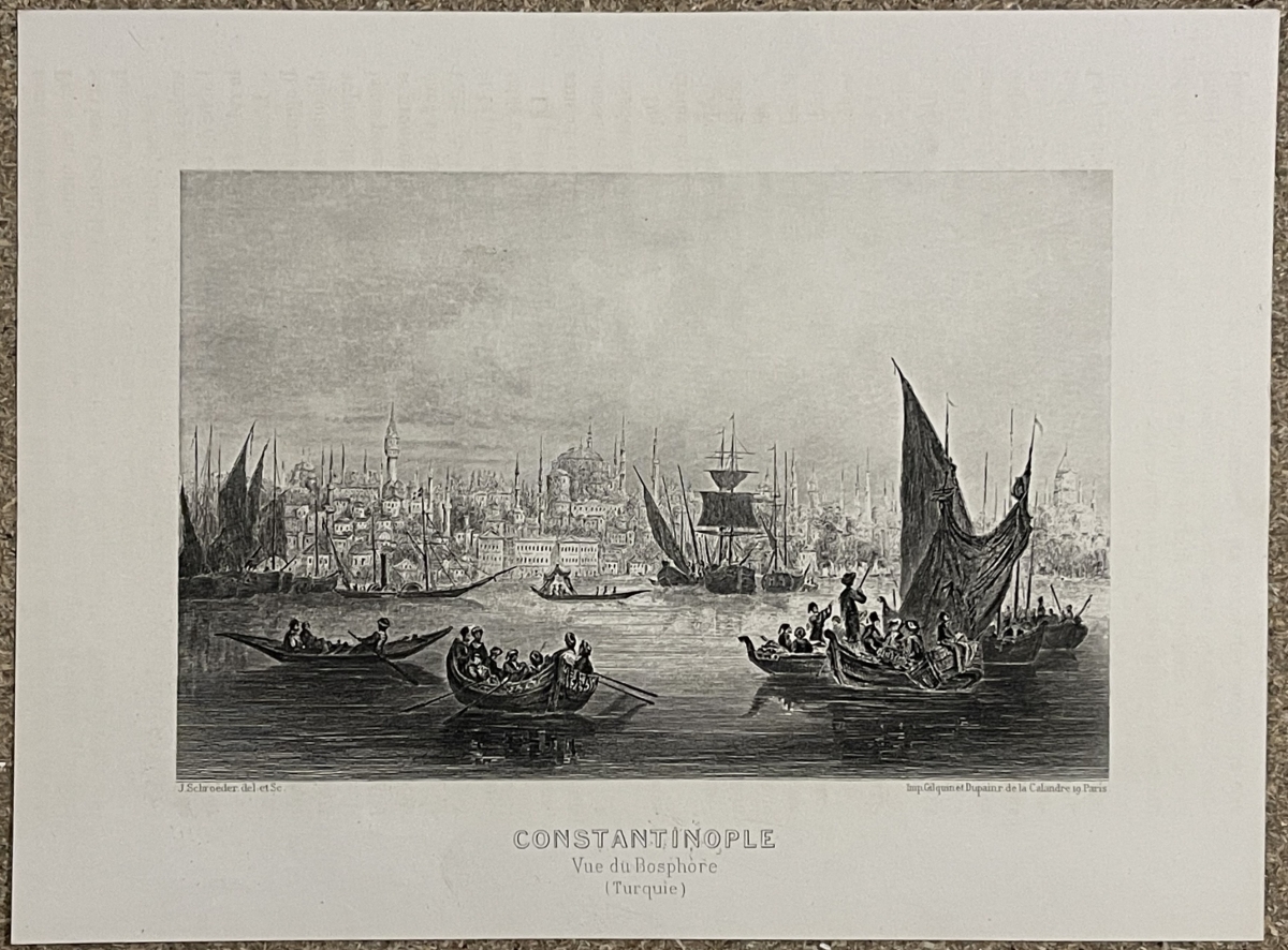 istanbul_turquie_le_bosphore_constantinople_gravure_de_1840_türkiye