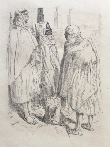 maroc__fes__groupe_dhommes_1918,_almery_lobel-riche_1880-1950_1e