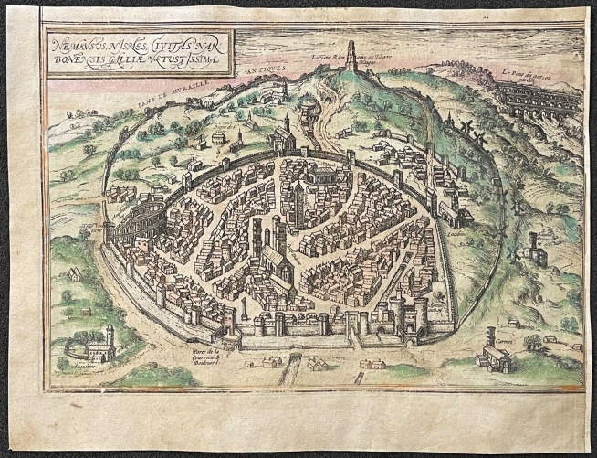 nimes_jean_poldo_dalbenas_1512-1563_plan_de_la_ville_de_nimes_1572_gard