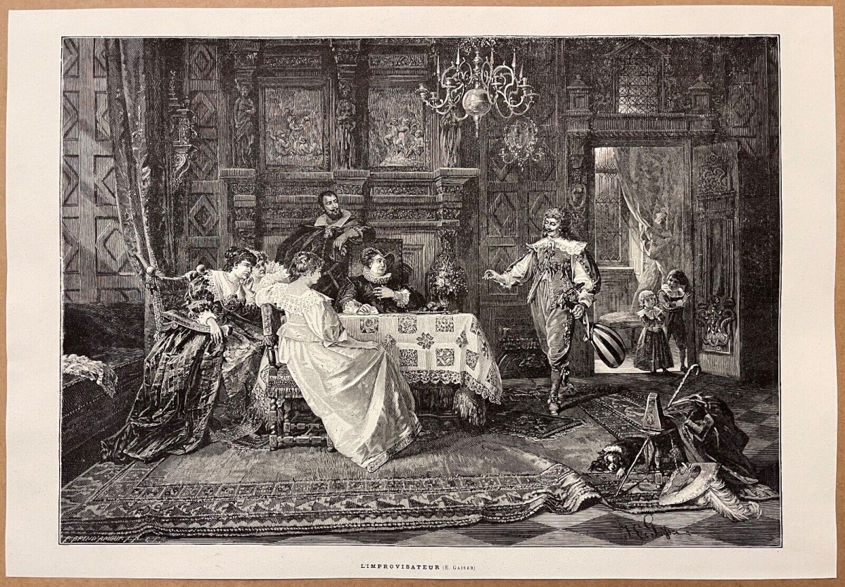 ernst_gaiser_1803-1865__limprovisateur_vers_1875__musique,_luth_