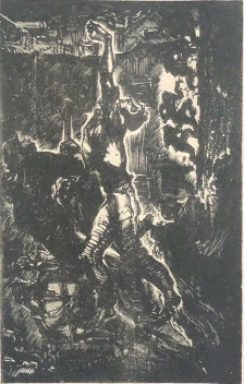 jerzy_jarnuszkiewicz_1919-2005_composition_pologne_polska_xylographie_c_1944