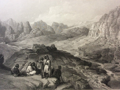 petra_reqem_jordanie__estampe_xixeme
