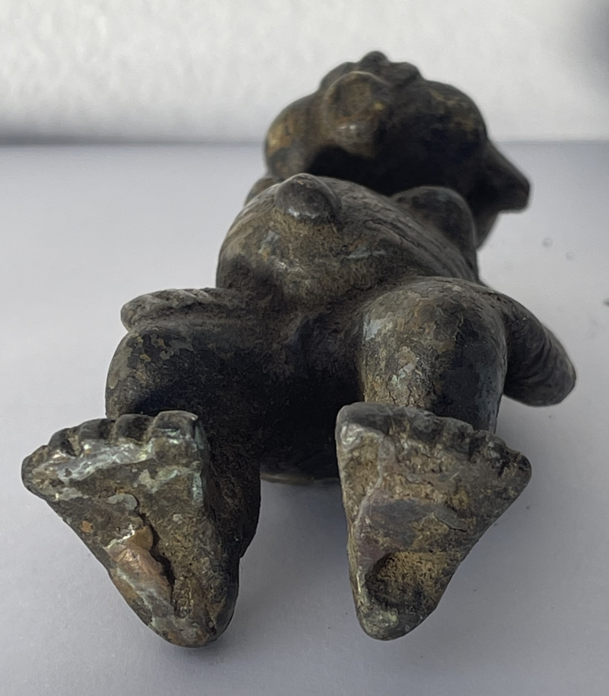 art_premier_statuette_bronze_tikar_cameroun_8,9_cm_afrique_animisme_animiste