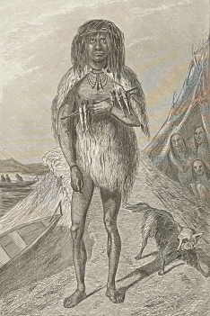 chili_argentine_terre_de_feu_portrait_d???un_fuegien_lithographie_vers_1836_fuegiens