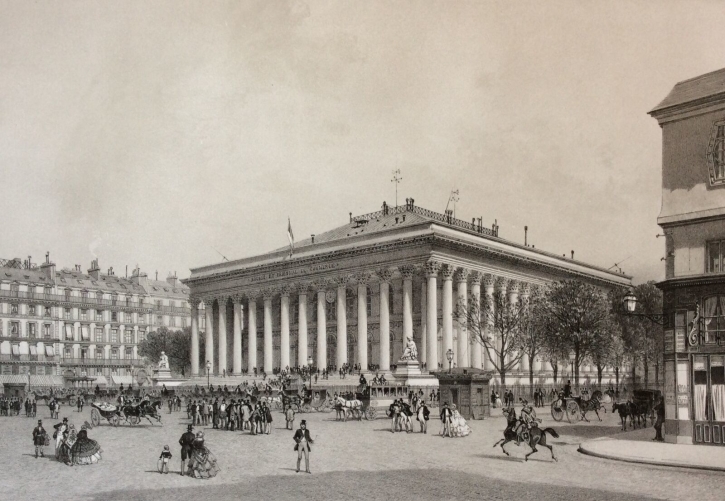 grande_estampe_xix_e_paris_la_bourse_lithographie_france
