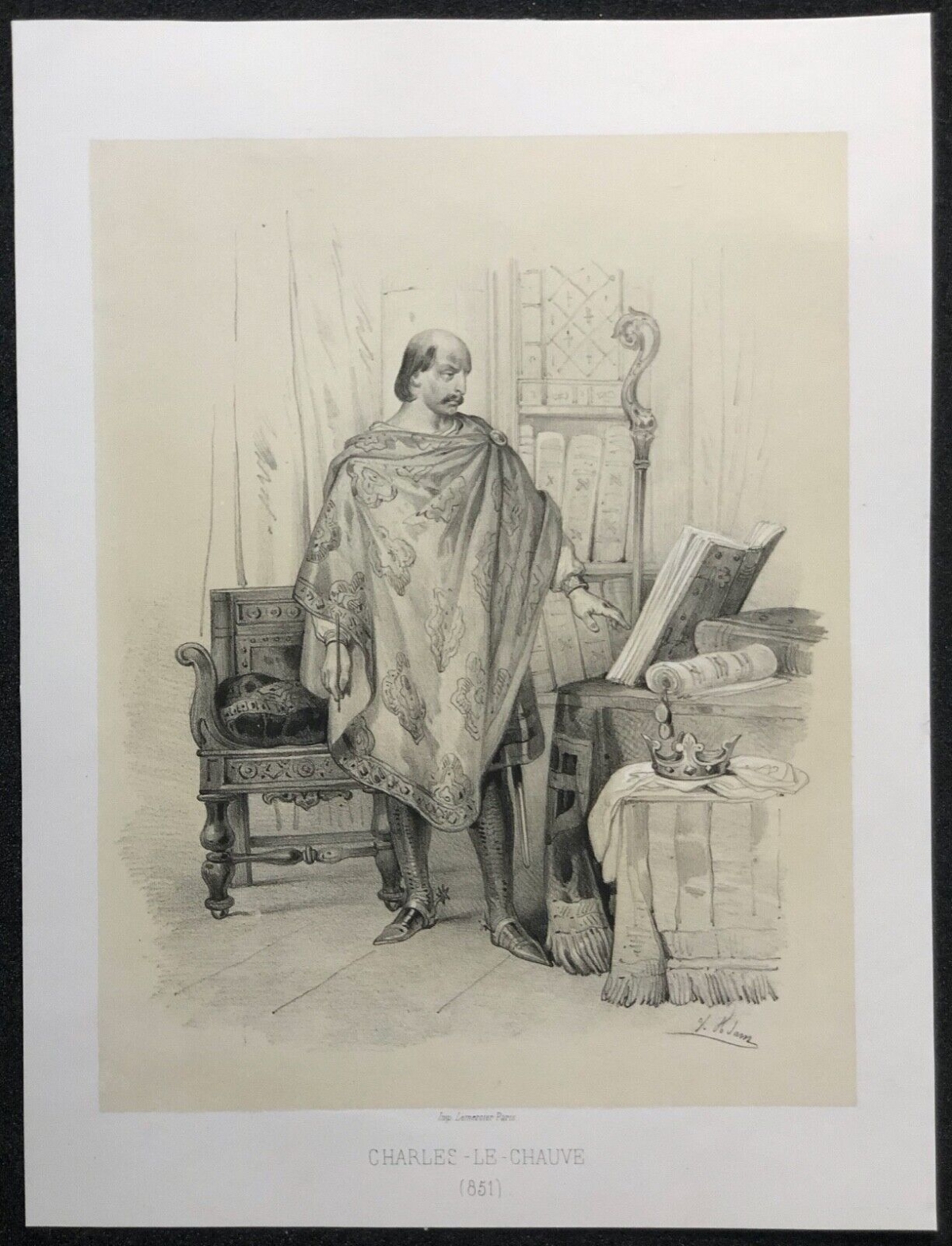 charles_le_chauve_roi_de_france_951_gravure_xixe_carolingien