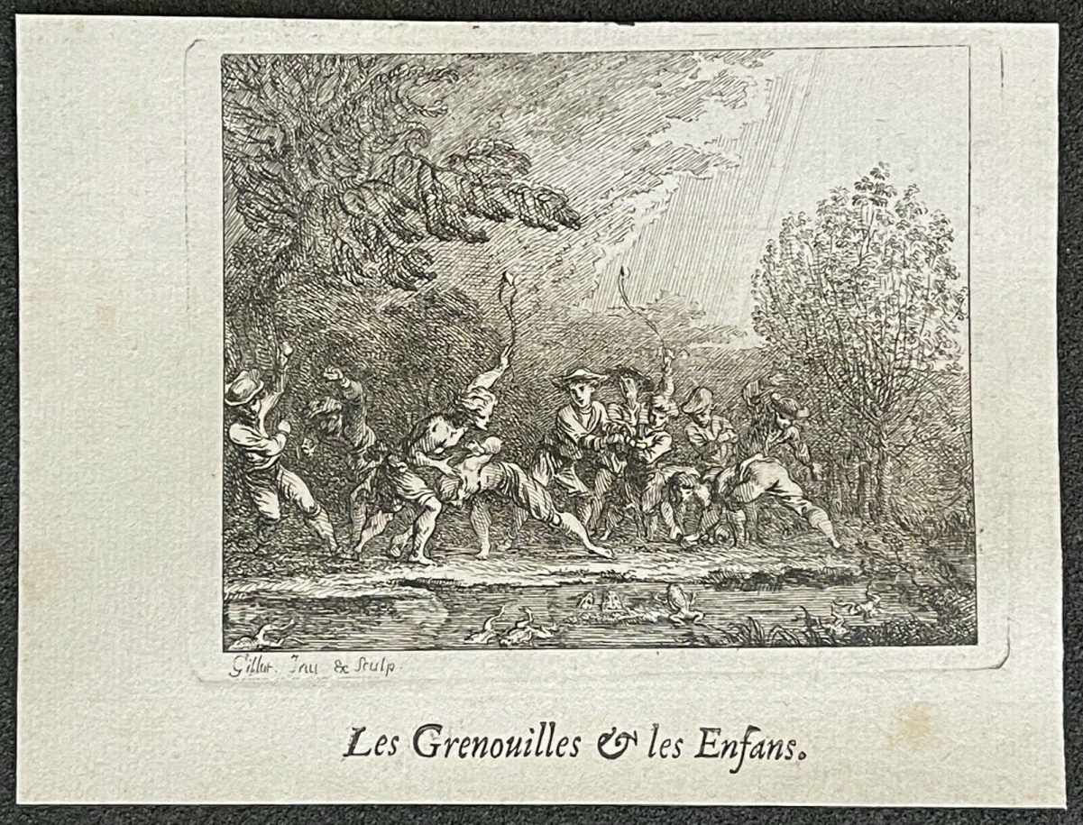 les_grenouilles_et_enfants_claude_gillot_1673-1722_france_maitre_de_watteau_1719
