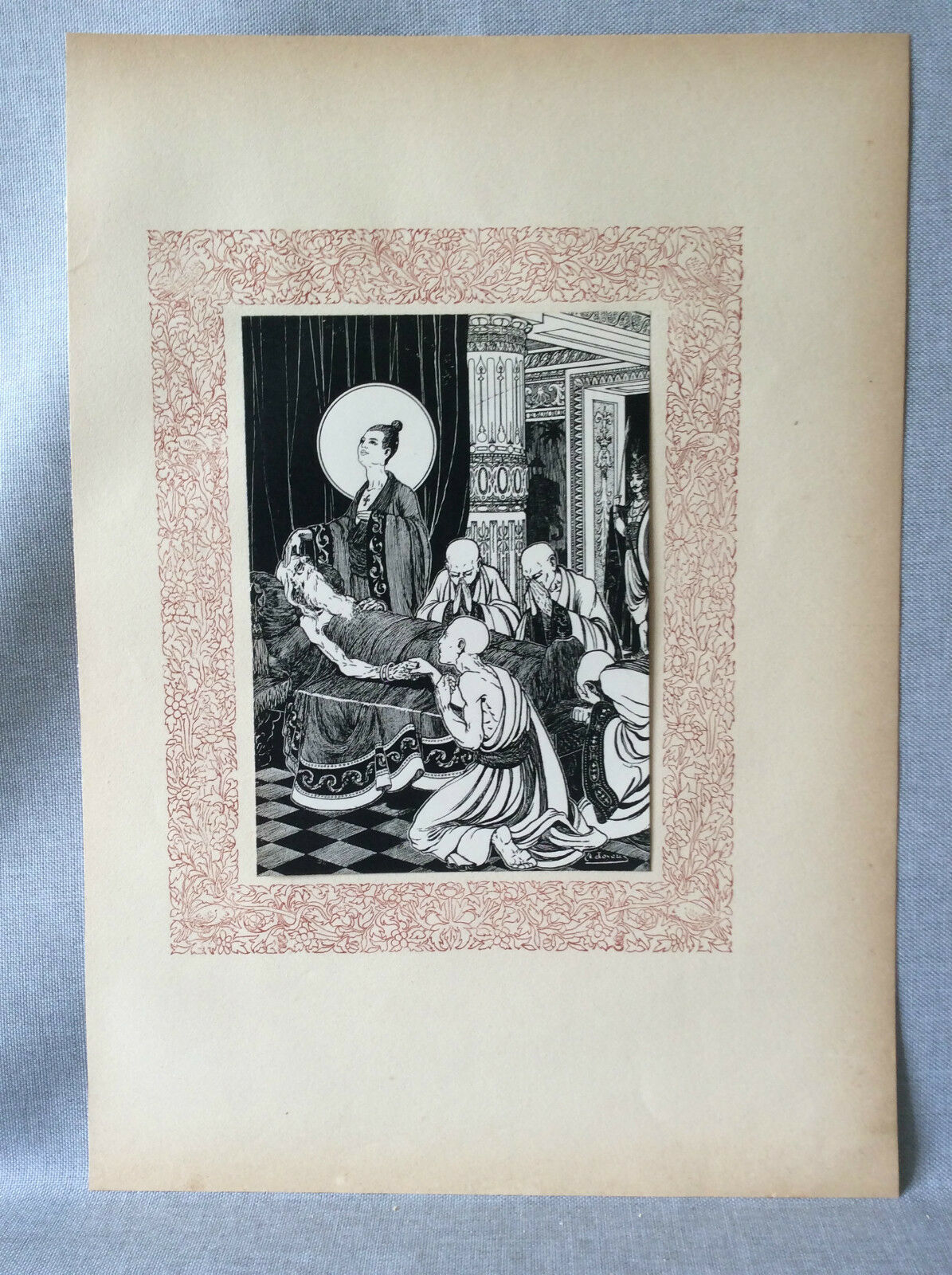 bouddhisme_bouddha_gaudama_paroles_merveilleuses_gravure_sur_zinc_joyeux_1922
