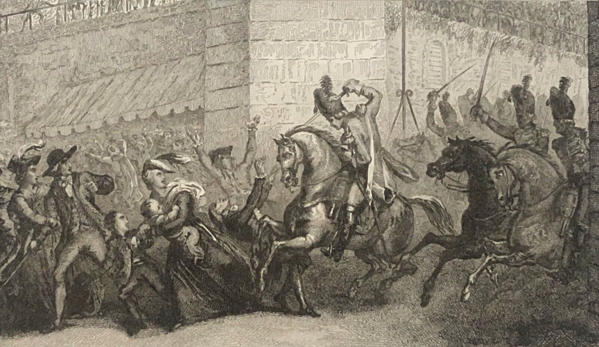 revolution_francaise_prince_de_lambesc_chargeant_le_peuple_xixe_france