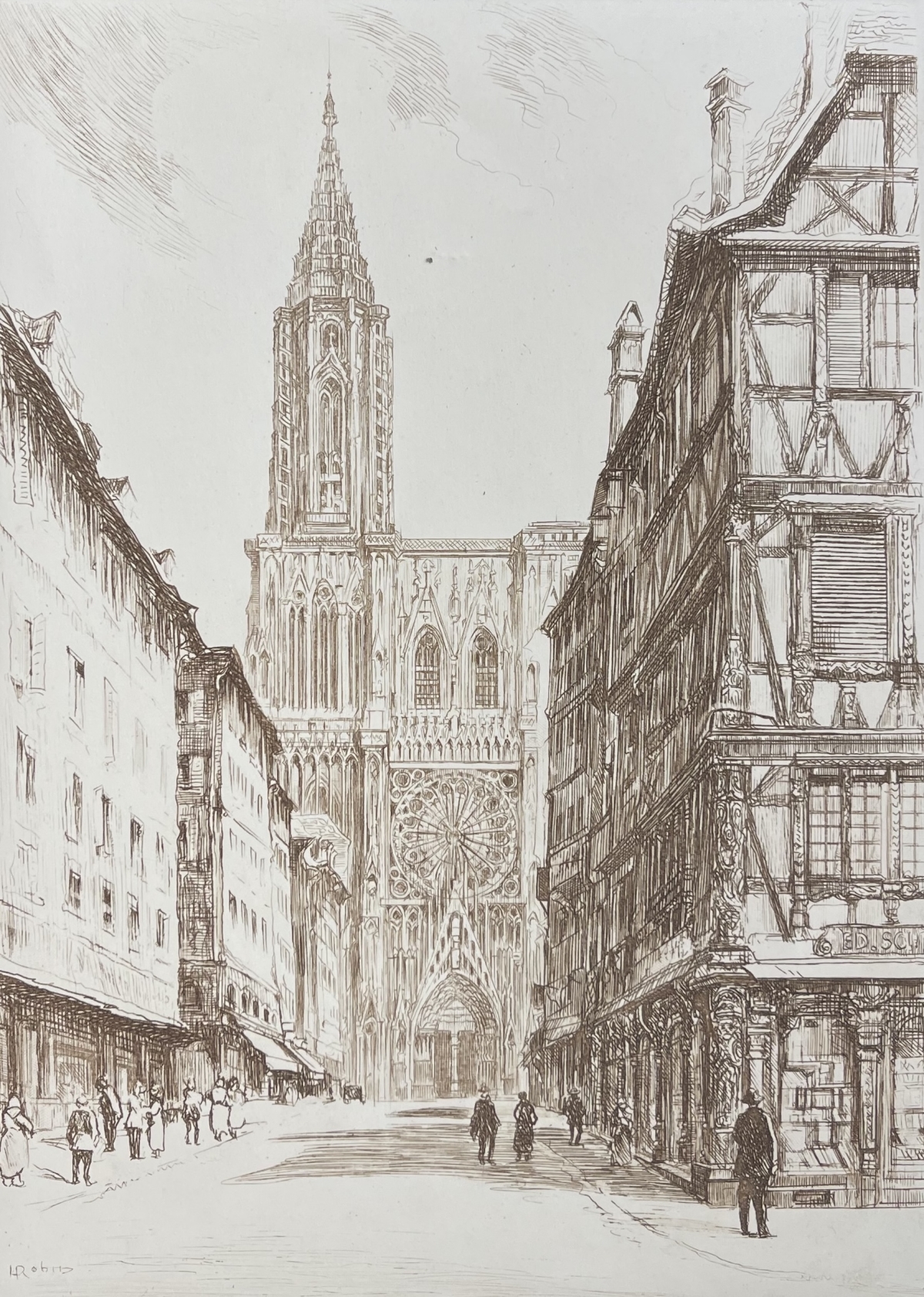 cathedrale_notre-dame_de_strasbourg_leopold_robin_1877-1939_alsace_vers_1930